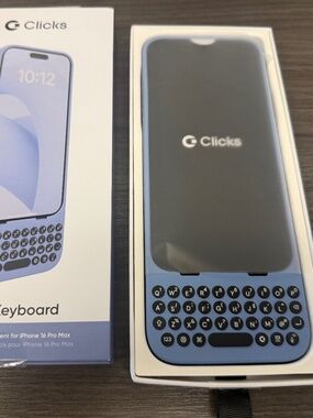 Clicks - Keyboard for Apple iPhone 16 Pro Max - Surf Blue
